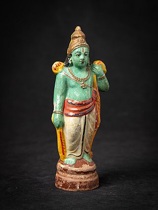 Antique Indian terracotta Krishna statue