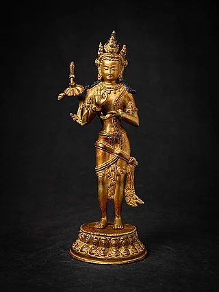 Old bronze Nepali Lokeshwor statue