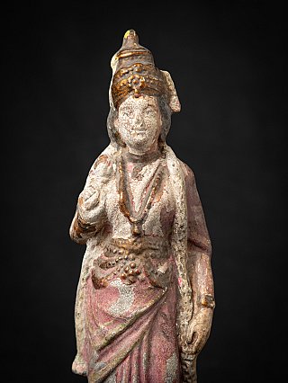 Antike Terrakottafigur von Lakshmi