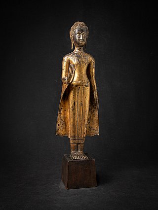 Spezielle antike Bronze Thailandische Ayutthaya Buddha