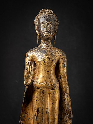 Spezielle antike Bronze Thailandische Ayutthaya Buddha