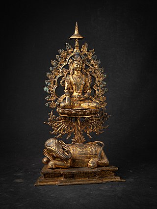 Antike bronze Nepalesische Buddhafigur