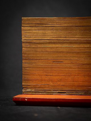 Antikes Palmblatt Manuskript Buch