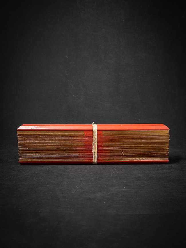 Antiek Birmees manuscript - Parabaik