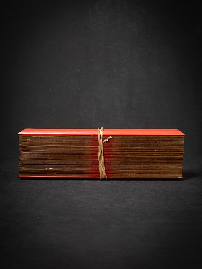 Antiek Birmees manuscript - Parabaik