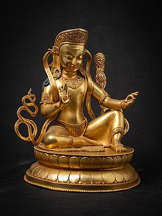 Newly made Nepalese bronze Indra statue of exceptional quality