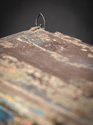 Antieke houten Indiase kast