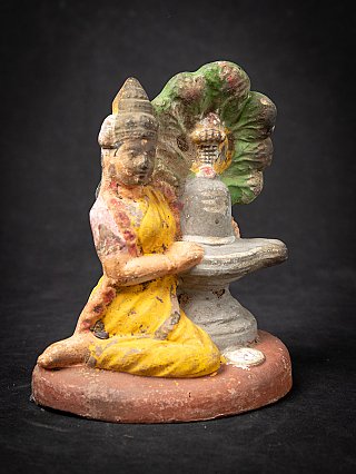 Pottery Golu doll: Shiva Lingam