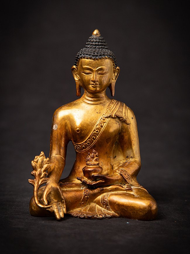 Old bronze Nepali Medicine Buddha