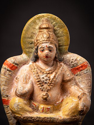 Antike Keramik Ayyappan Figur - Golu-doll