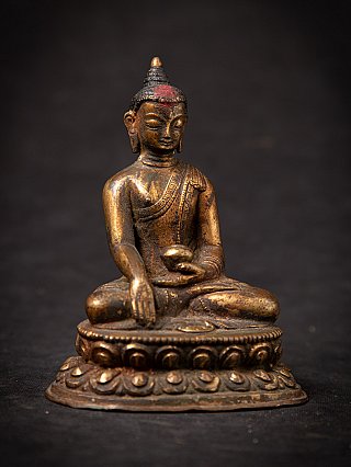 Antieke bronzen Nepalese Boeddha