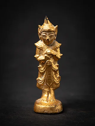 Antique wooden Burmese Nat statue