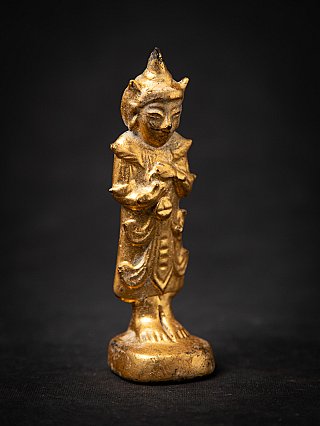 Antique wooden Burmese Nat statue