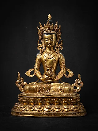 Old bronze Nepali Aparmita Buddha