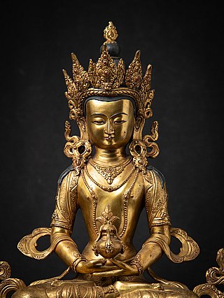 Alte bronze Nepalesische Aparmita Buddha