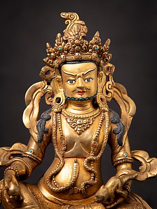 Neu gemachte nepalesische Bronze Kuber - Jambhala Figur