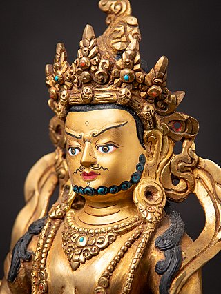 Neu gemachte nepalesische Bronze Kuber - Jambhala Figur