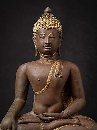 Antieke bronzen Thaise Chiang Saen Boeddha
