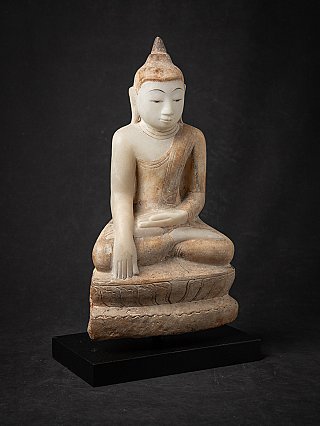 Antique marble Burmese Buddha statue