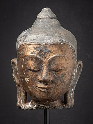 Large antique Stucco Buddha head
