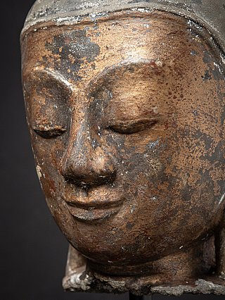 Large antique Stucco Buddha head