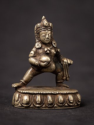 Antique Tibetan silver statue of Jambhala
