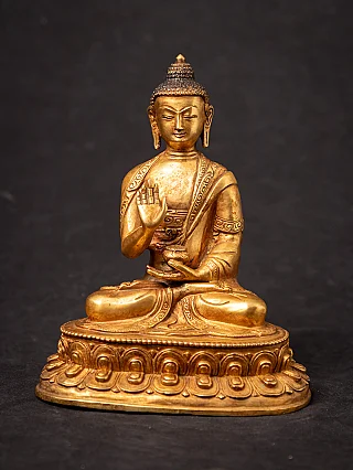 Old bronze Nepali Buddha statue