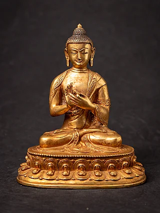 Old bronze Nepali Buddha statue