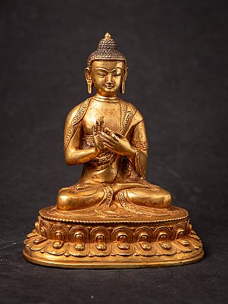 Old bronze Nepali Buddha statue