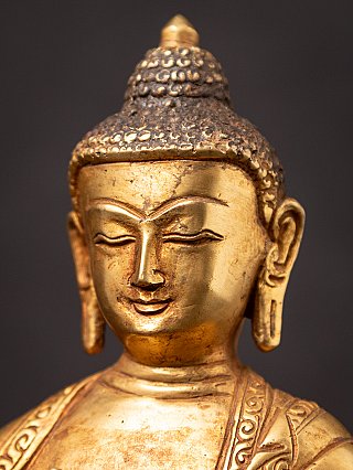 Old bronze Nepali Buddha statue