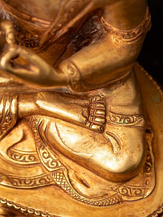 Old bronze Nepali Buddha statue