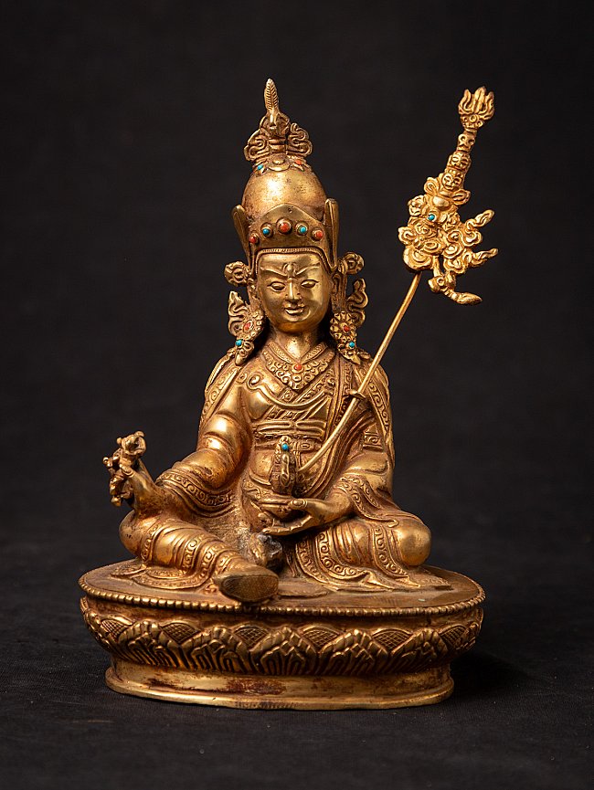 Old bronze Nepali Padmasambhava statue