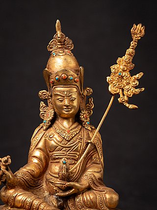 Old bronze Nepali Padmasambhava statue