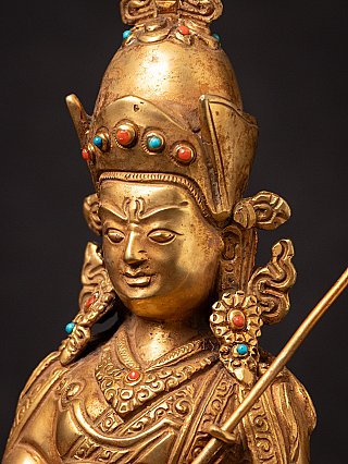 Old bronze Nepali Padmasambhava statue