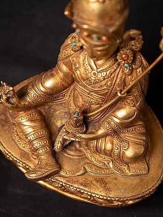 Old bronze Nepali Padmasambhava statue