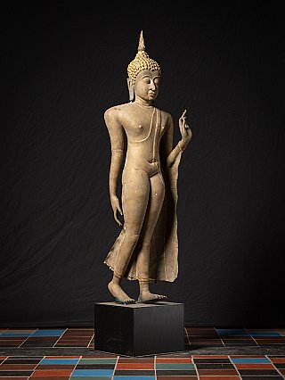 Antique bronze Thai Sukhothai Buddha
