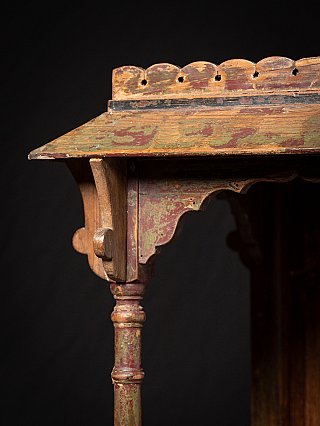 Antiek houten Indiaas altaar - tempel