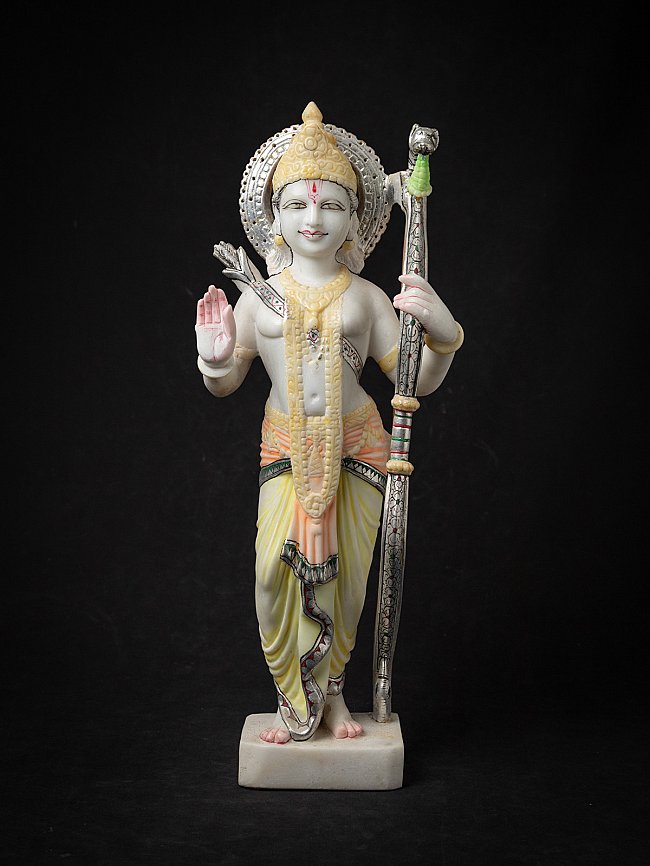 Alte indische Marmorskulptur von Rama