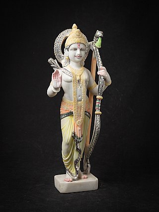 Alte indische Marmorskulptur von Rama