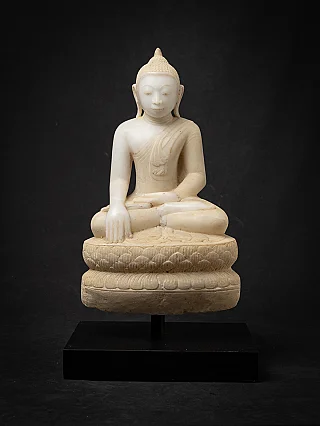 18th century Burmese marble Buddha statue