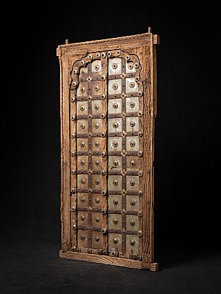 Antique wooden Indian temple doors