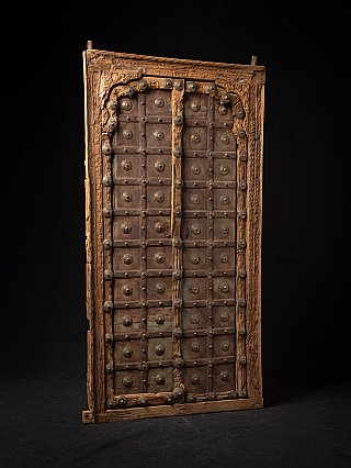 Antieke houten Indiase tempeldeuren