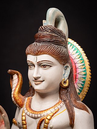 Indische Marmorstatue von Shiva