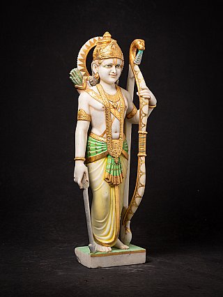 Indische Marmorfigur von Rama