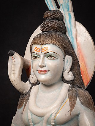 Alte indische Shivafigur aus Marmor