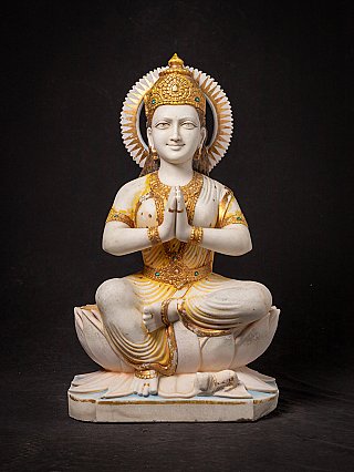 Oud marmeren beeld van de Hindu godin Parvati