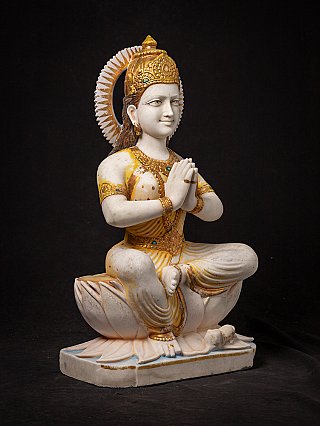 Oud marmeren beeld van de Hindu godin Parvati