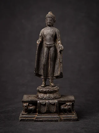 Antique stone Nepali Buddha statue