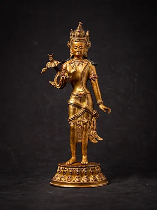 Old bronze Nepali Lokeshwor statue