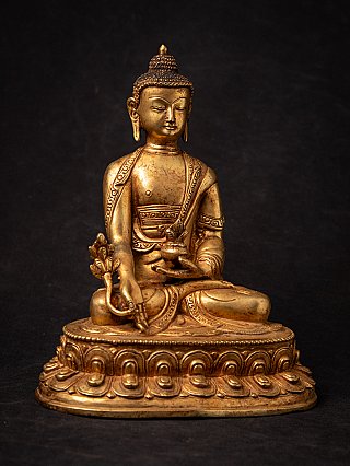 Alte bronze Nepalesische Medizinbuddha